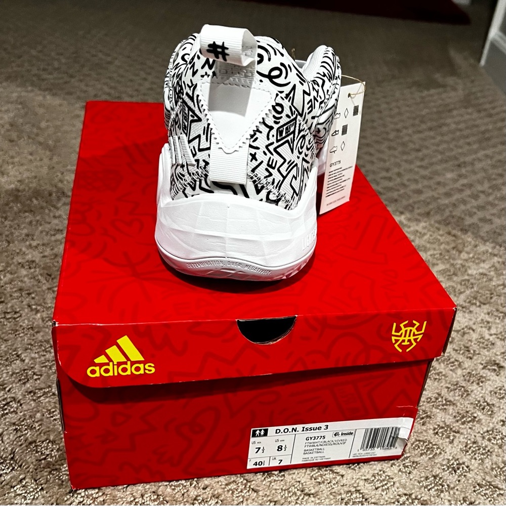 NIB RARE Adidas | D.O.N. Issue #3 basketball shoes - Picture 4 of 6